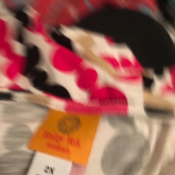 3x Ruby Rd circle print top - Picture 3 of 4